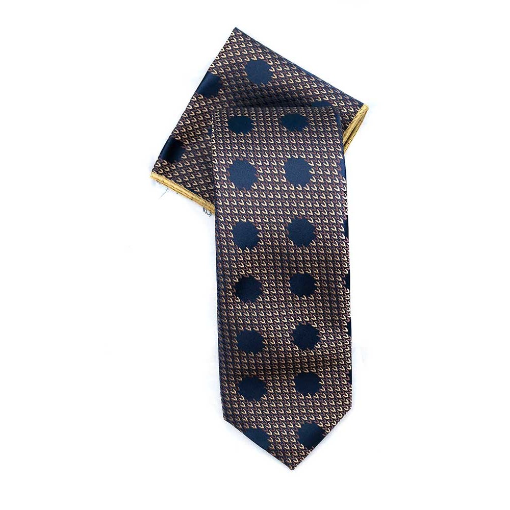 Набор серый галстук и платок