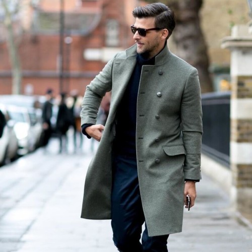 Пальто мужское осенние – виды моделей, характерные черты, материалы