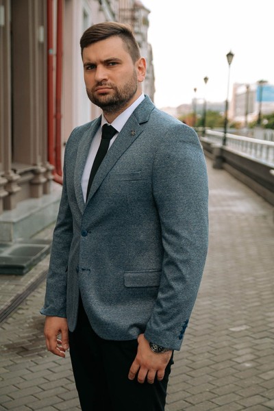 Купить трикотажный пиджак мужской в Минске - Akcent for Men